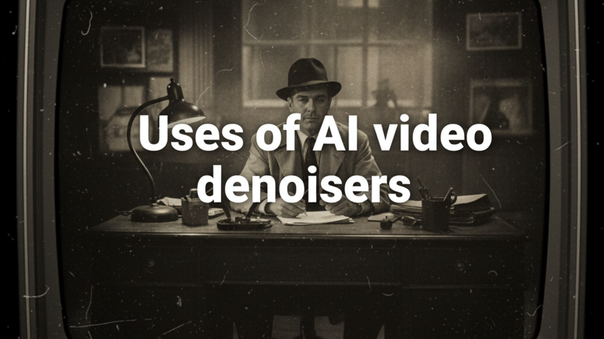 Different use cases of AI video denoisers