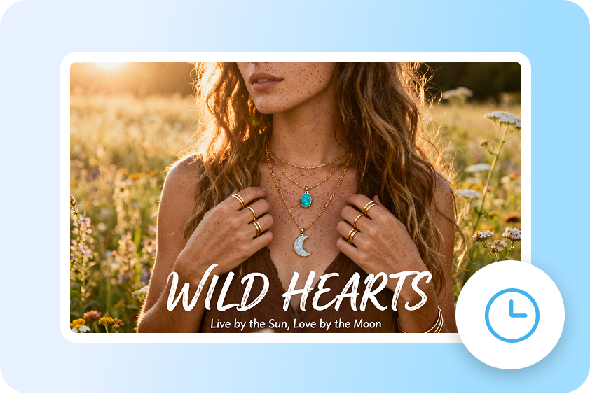 Trendy poster design