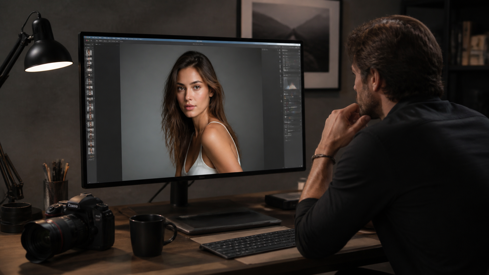 Portrait retouching studio
