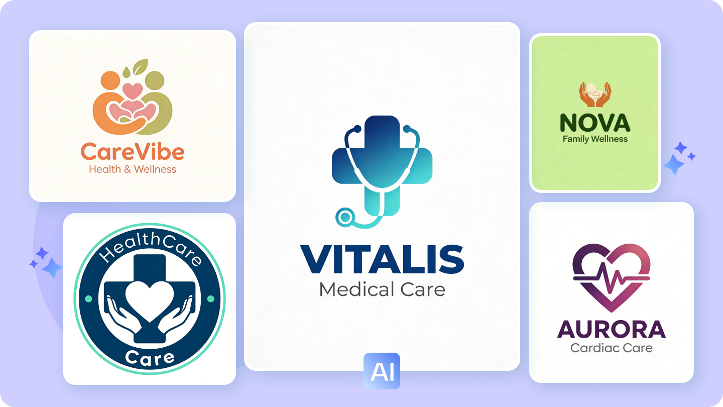 Crea logotipos de atención médica como un profesional: Usa el creador de logotipos de Dreamina