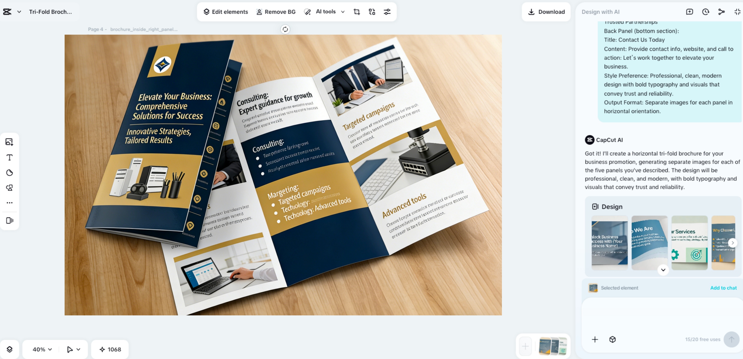 Business Promotion Brochure