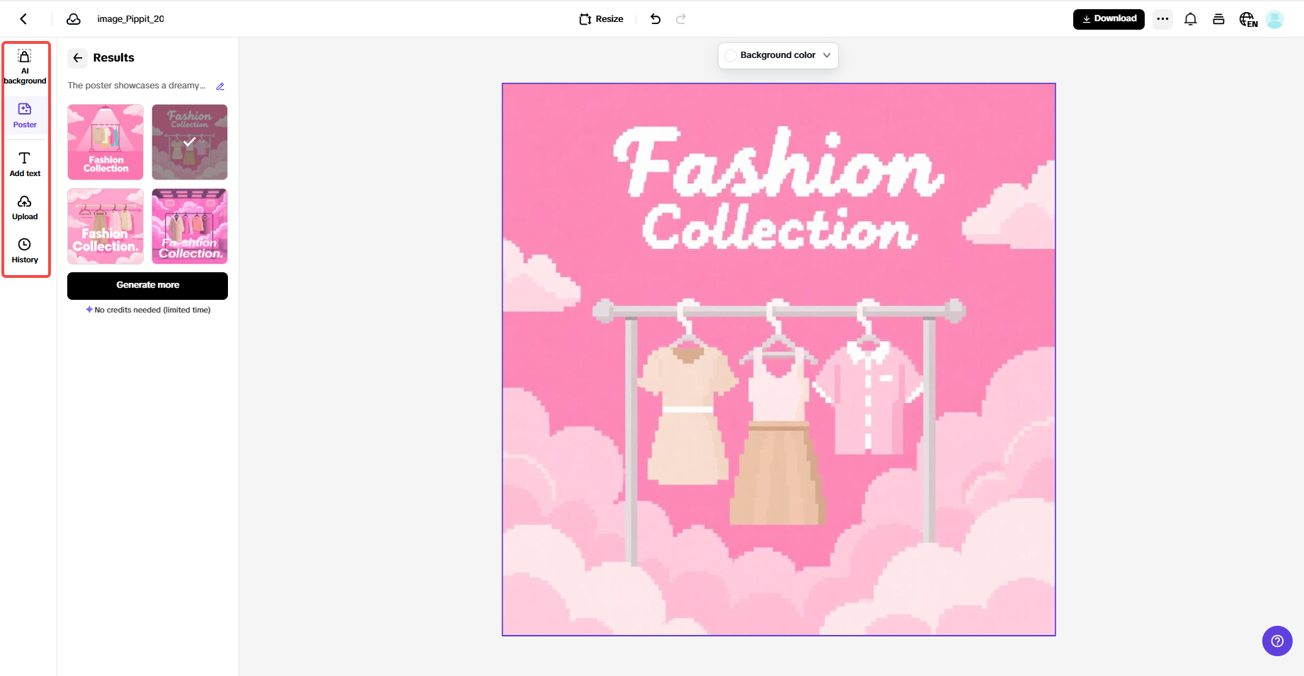 Customize your poster