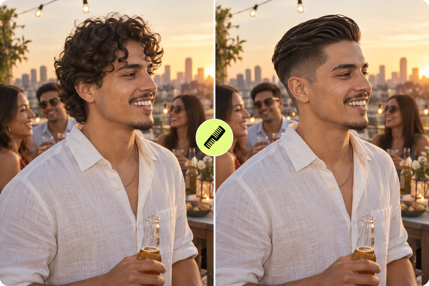 AI Hairstyle Changer for a New Cut Preview | Hypic