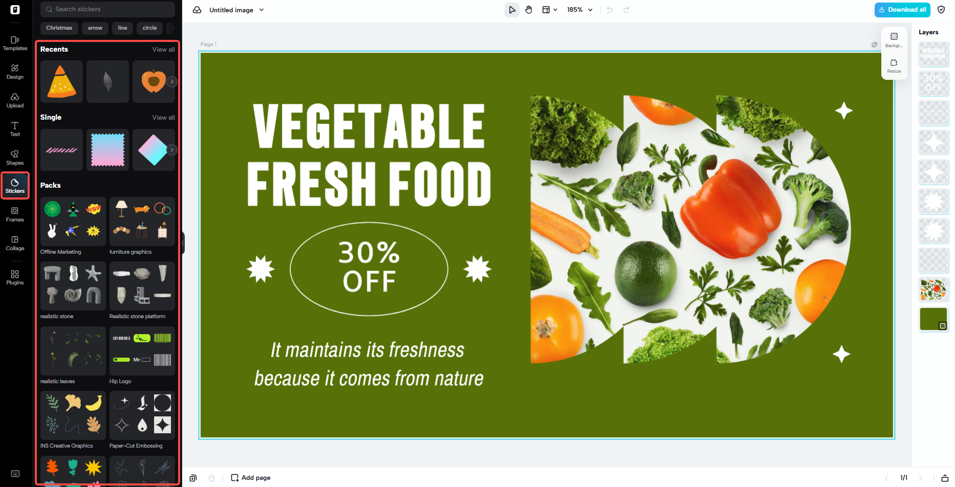Festive-themed stickers and animations