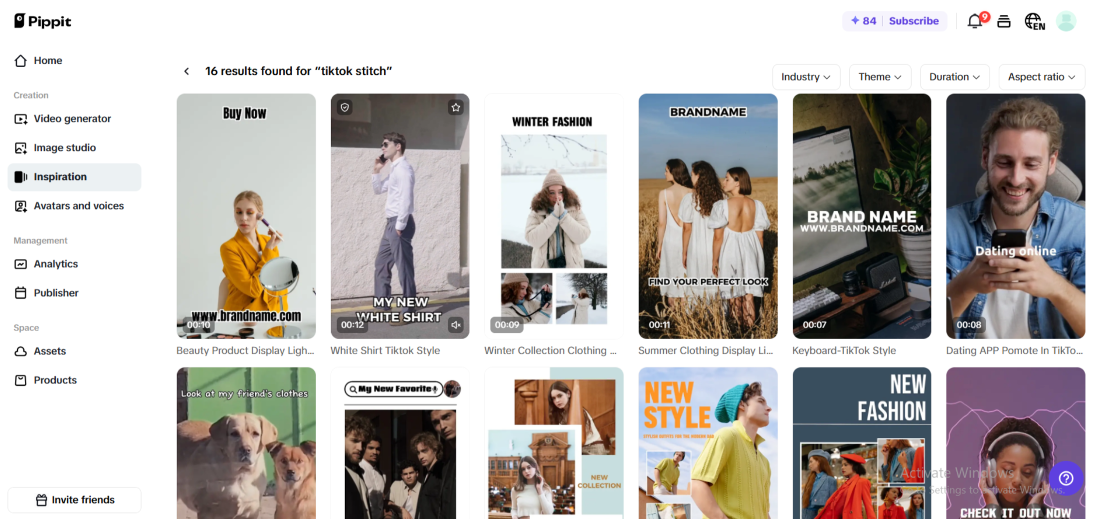 Customizable templates