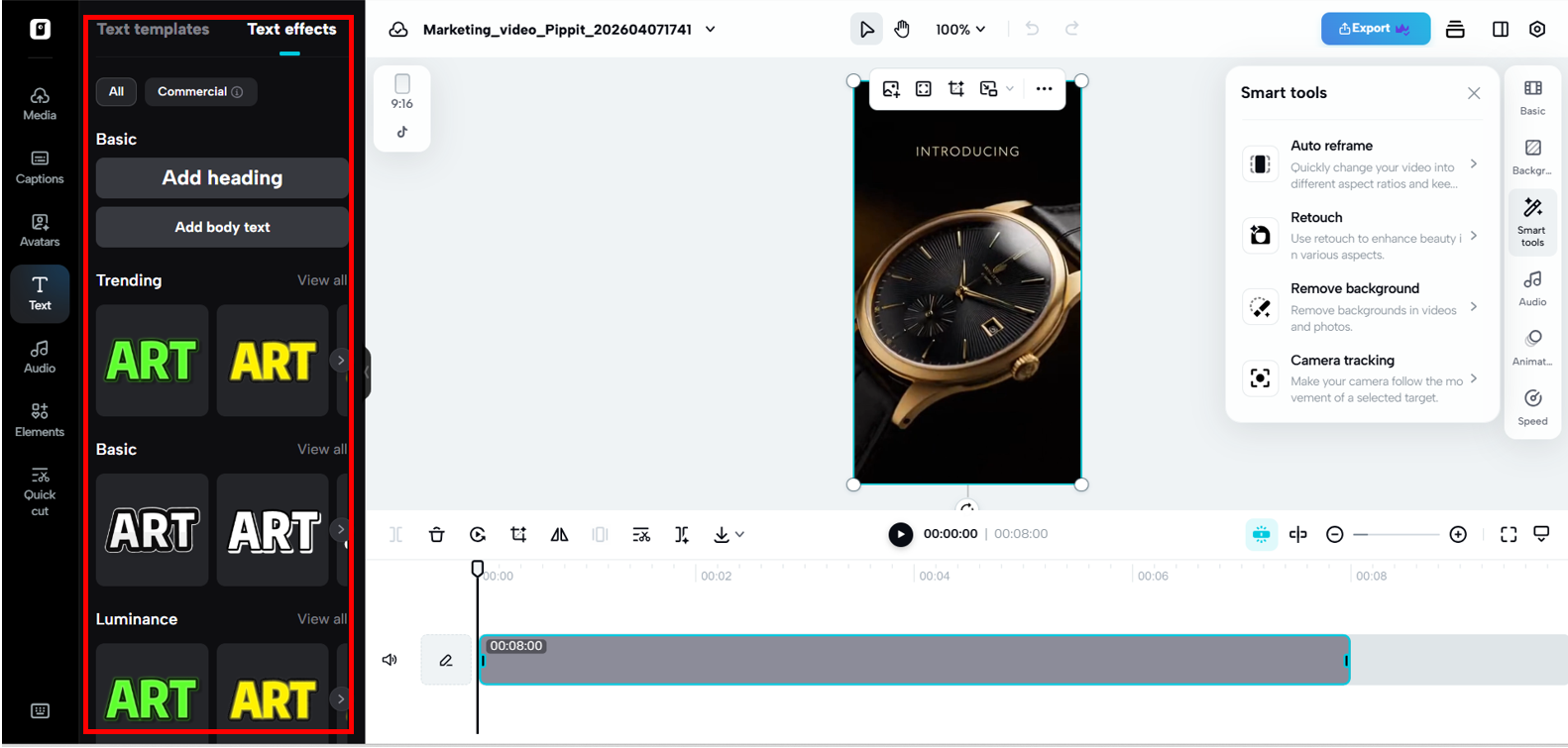 AI models for video generation