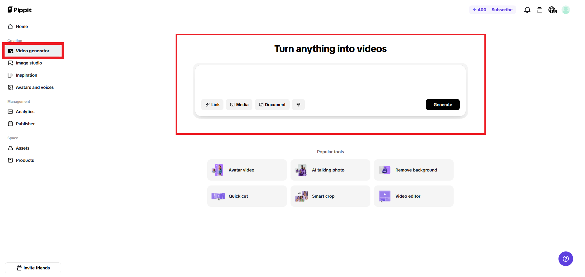 Awtomatikong pagbuo ng video ng produkto