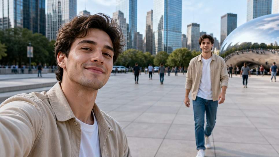 Selfie Twin AI Video Effect hero image