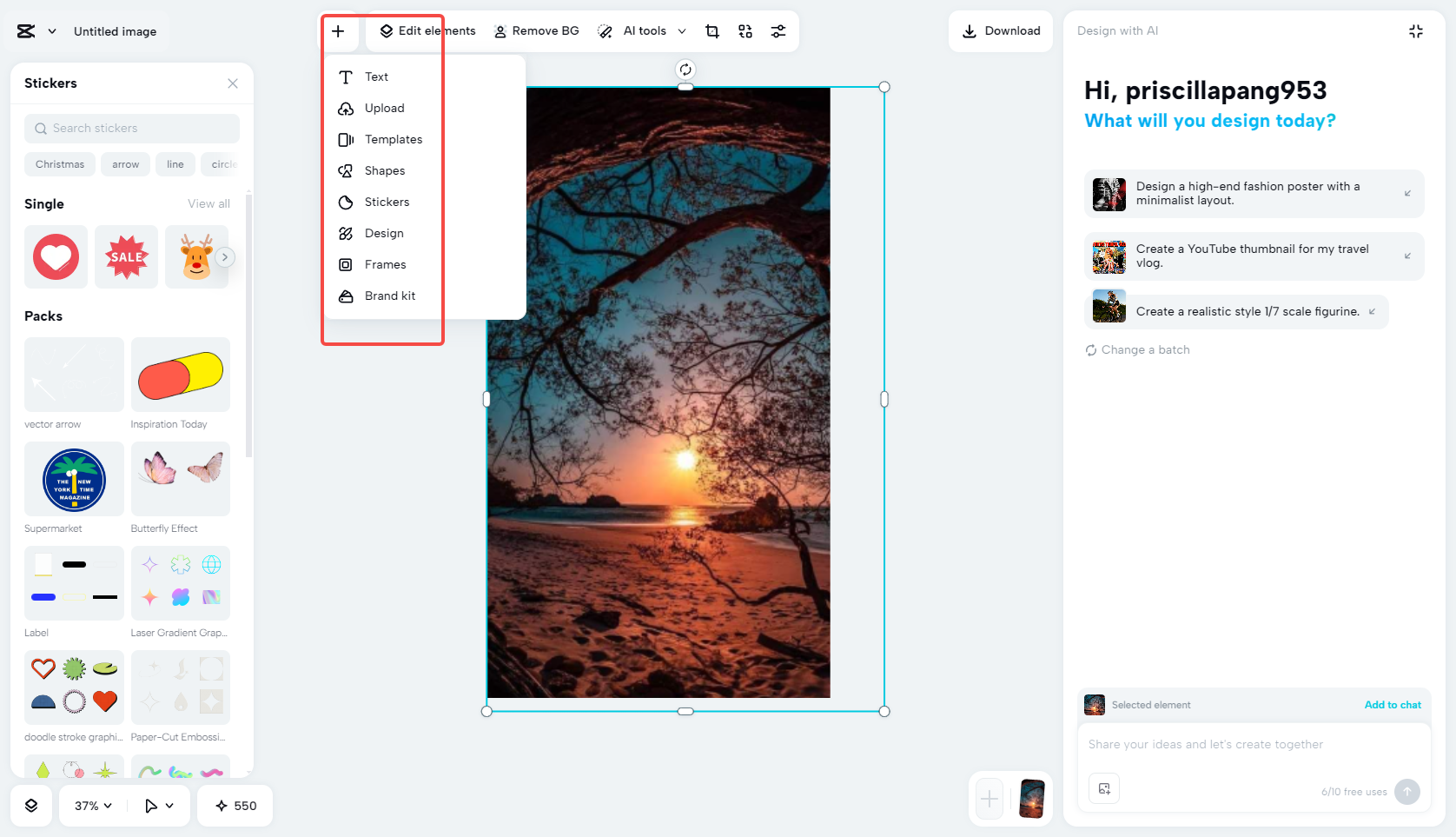 Apply core edits and AI enhancements