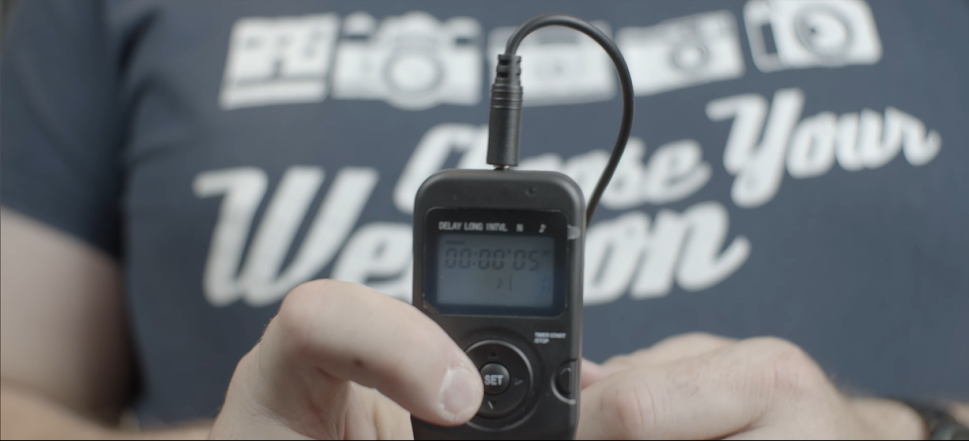 Image showing remote shutter release - an astrophotography tool