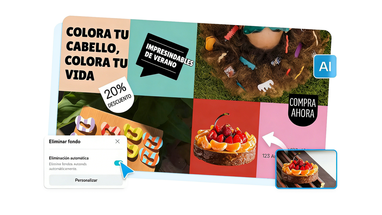 Edita capturas de pantalla con IA para diversas finalidades.