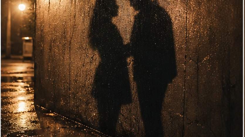 Rainy Shadow Couple