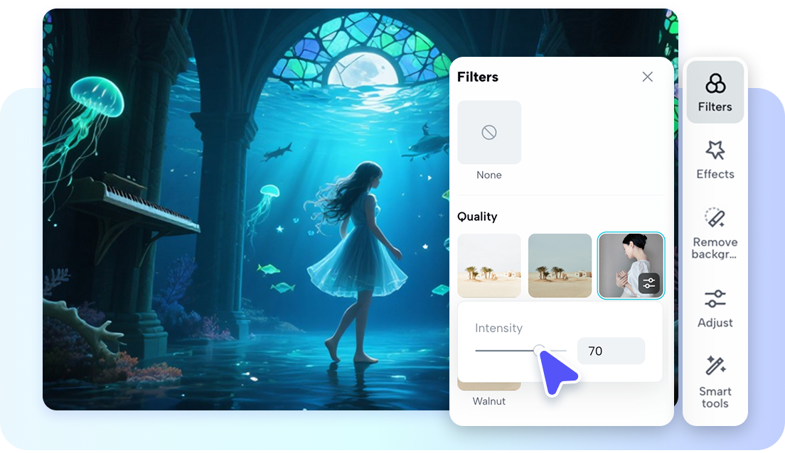 Customized adjustments for dream posters