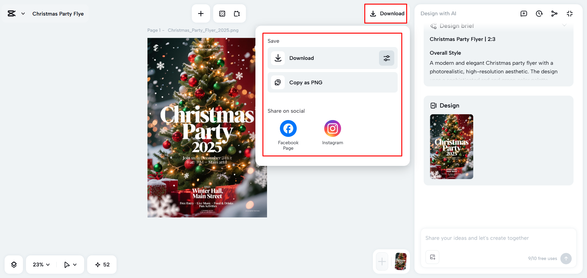 Exporting a video from the CapCut desktop video editor