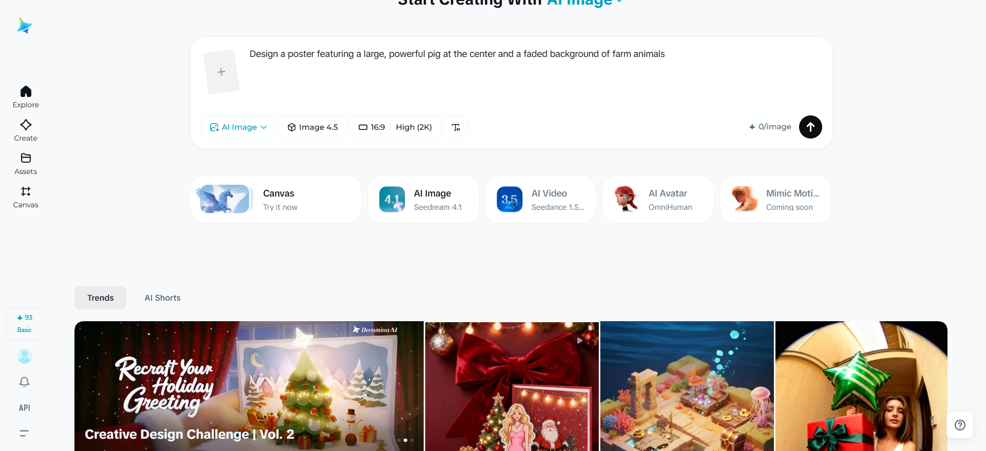 Scrieți un prompt pentru a genera un poster al fermei de animale