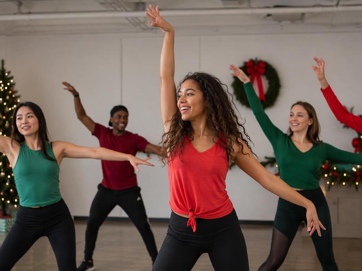 Copertura del prompt del generatore di video di danza di Natale 2 in 4: 3