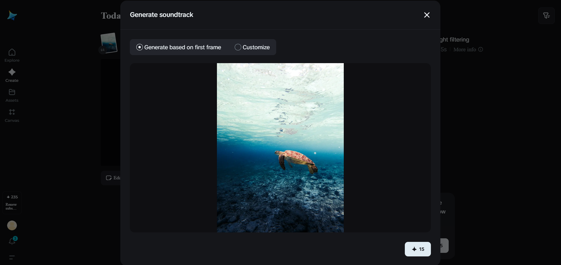 Generador gratuito de videos sin rostro.