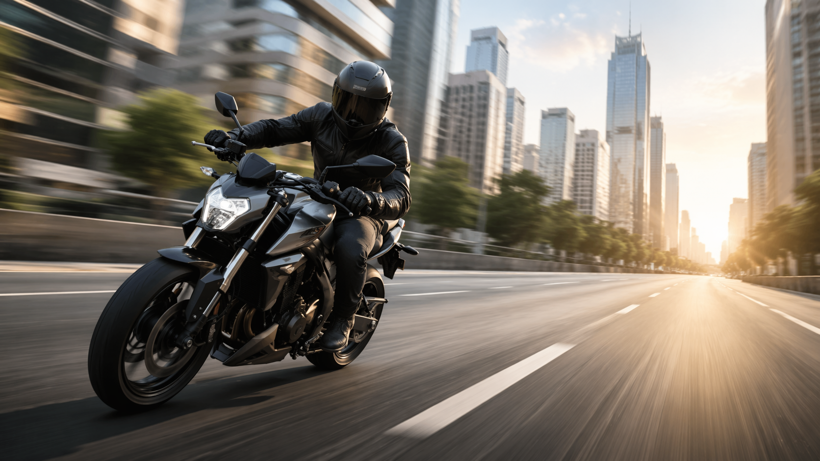 Dreamina Bajaj Pulsar NS200 Bike Prompts Prompt Beispiel 2: Neon Street Motorrad