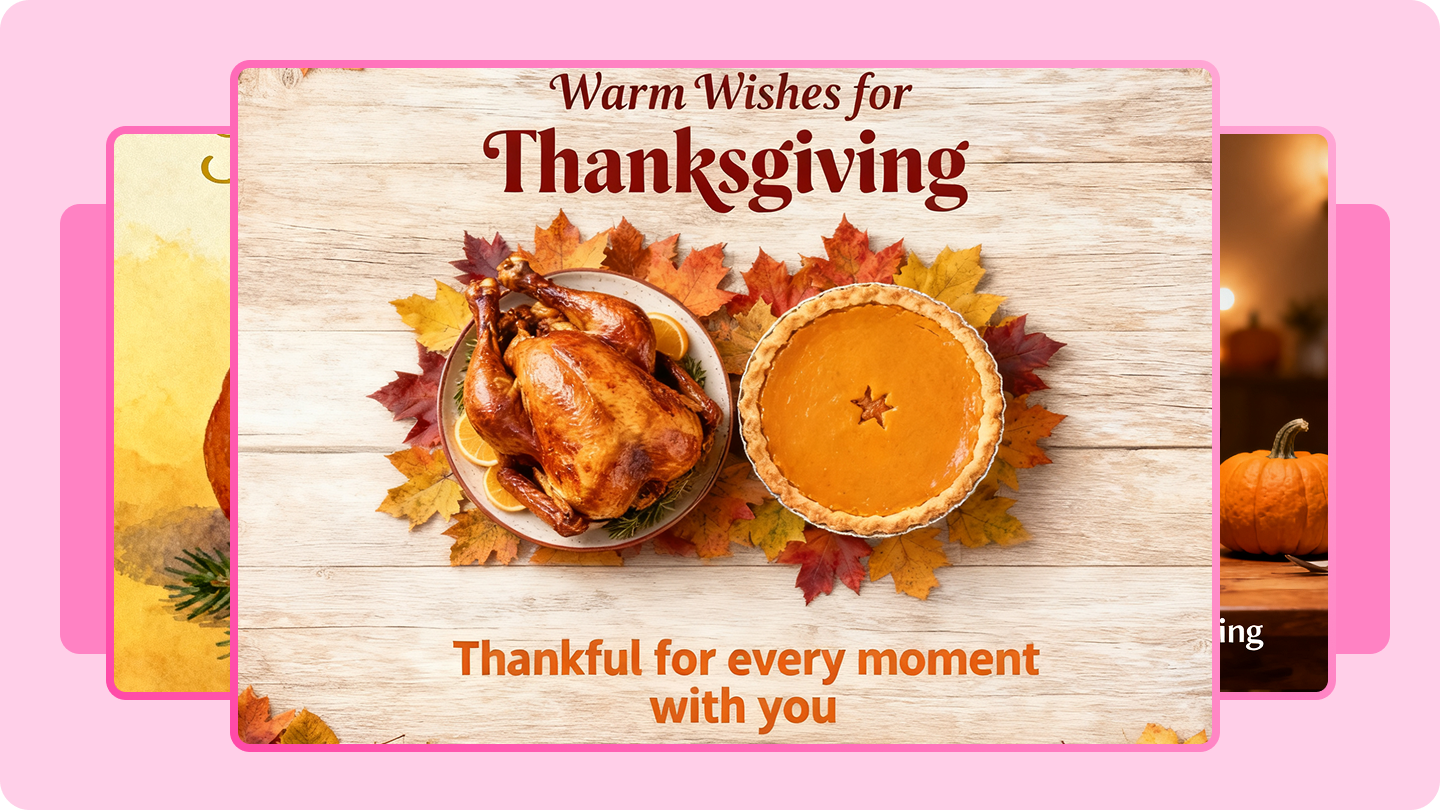 Thanksgiving card template