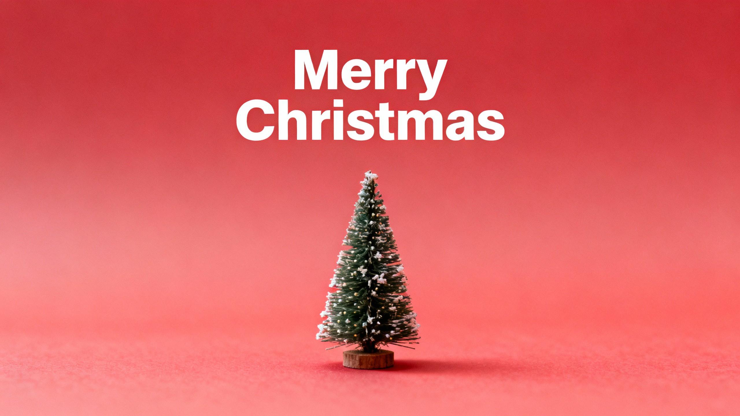 Simple Christmas banner