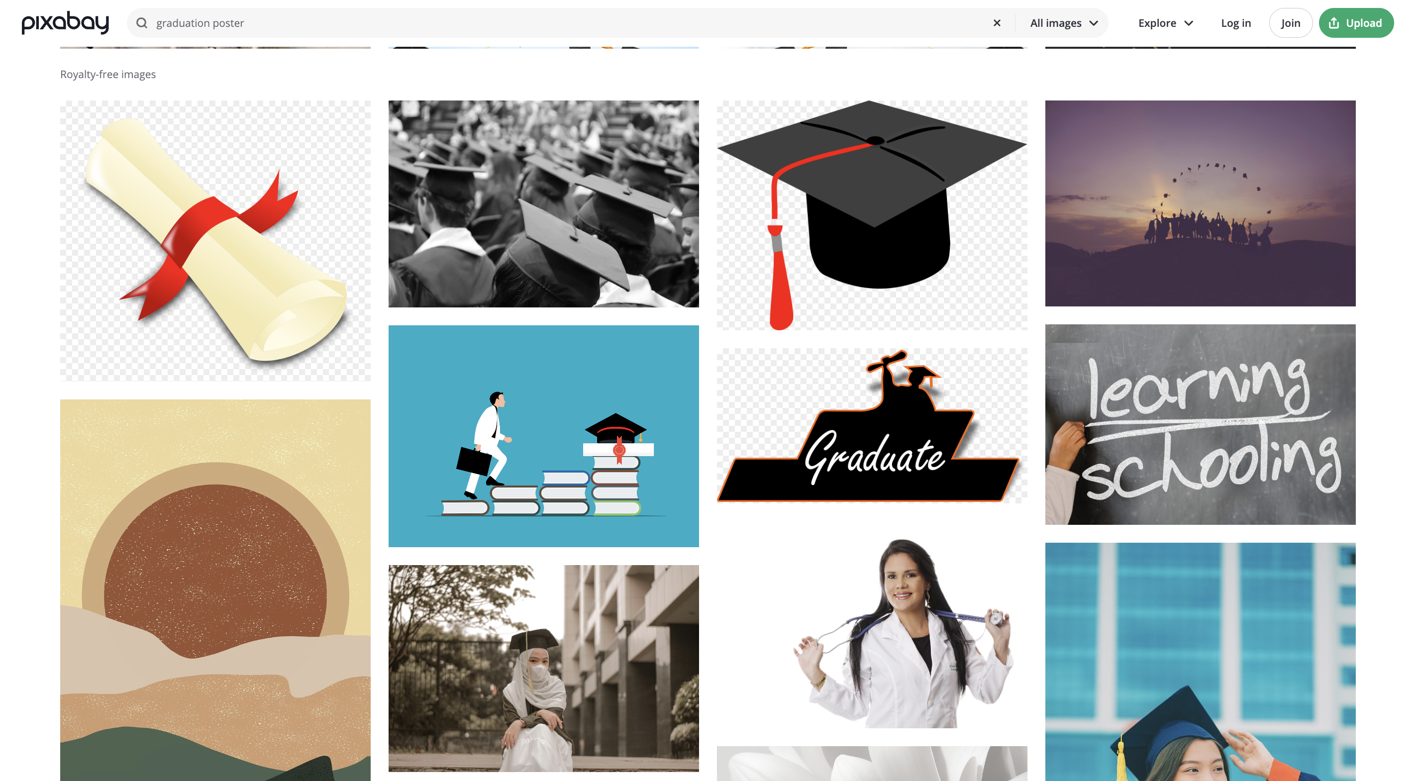 Pixabay graduation poster