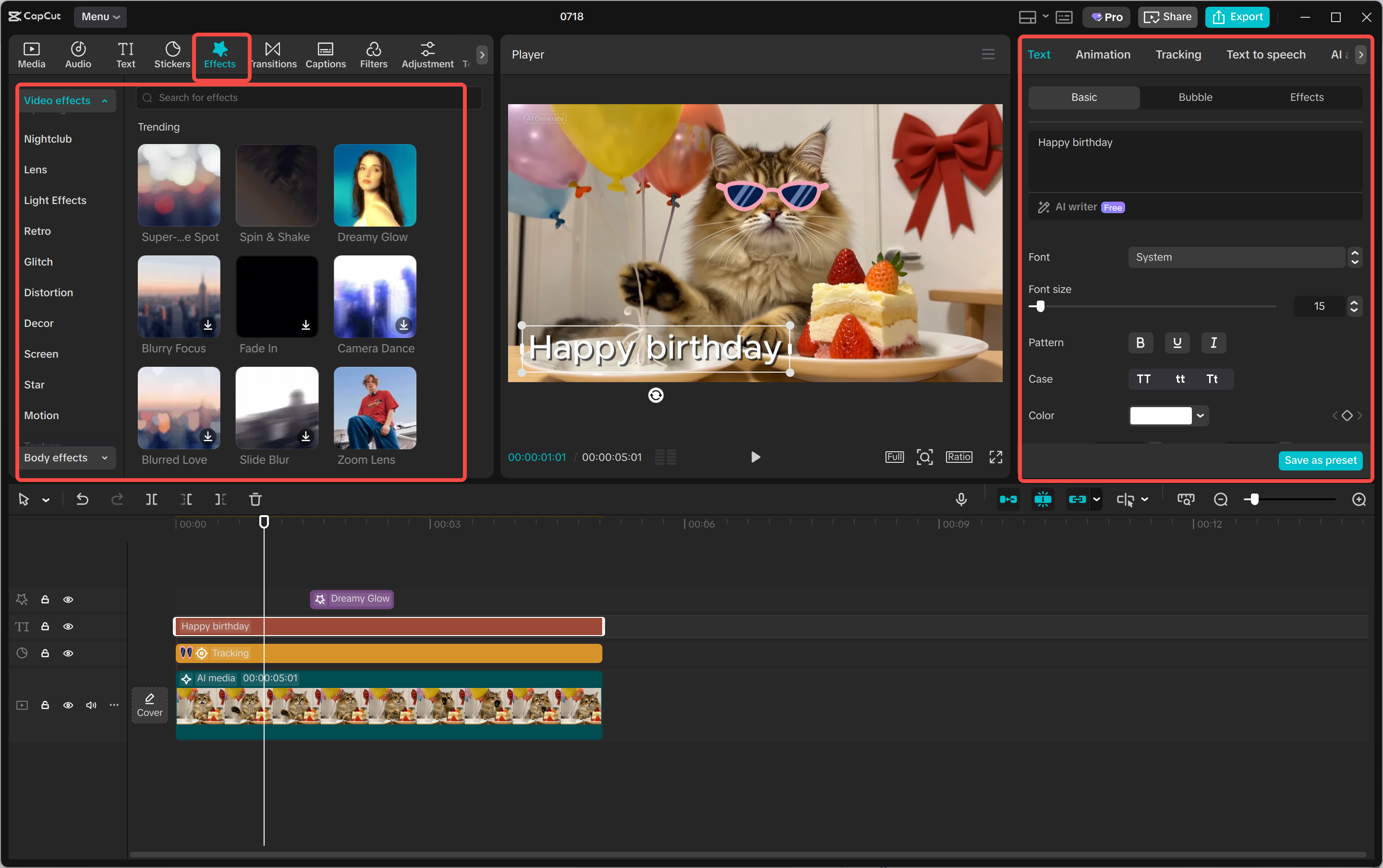 Edit the video from the CapCut desktop video editor