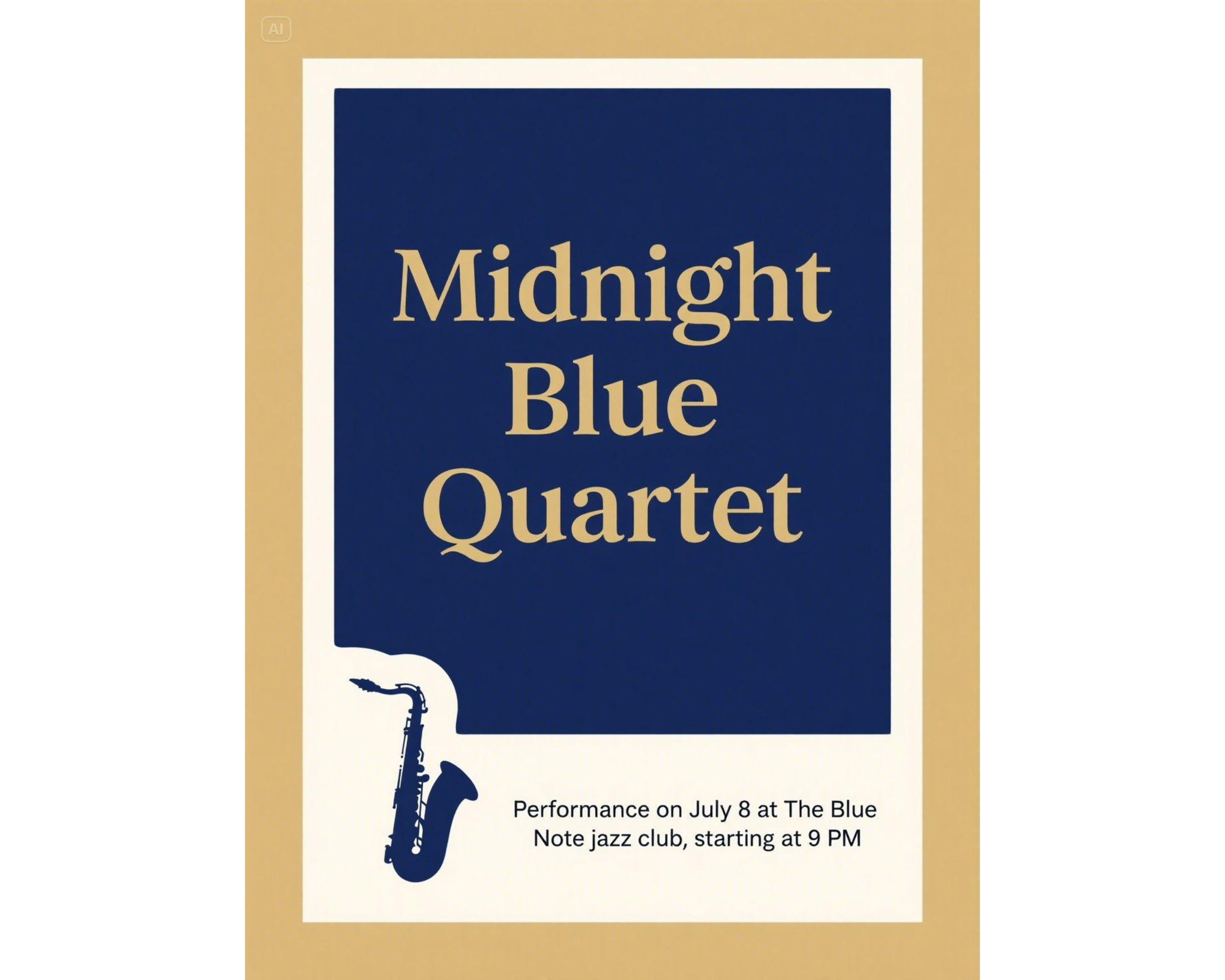 Minimalist na anunsyo ng banda