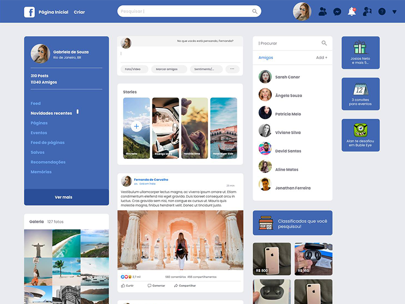 Facebook - cool blues