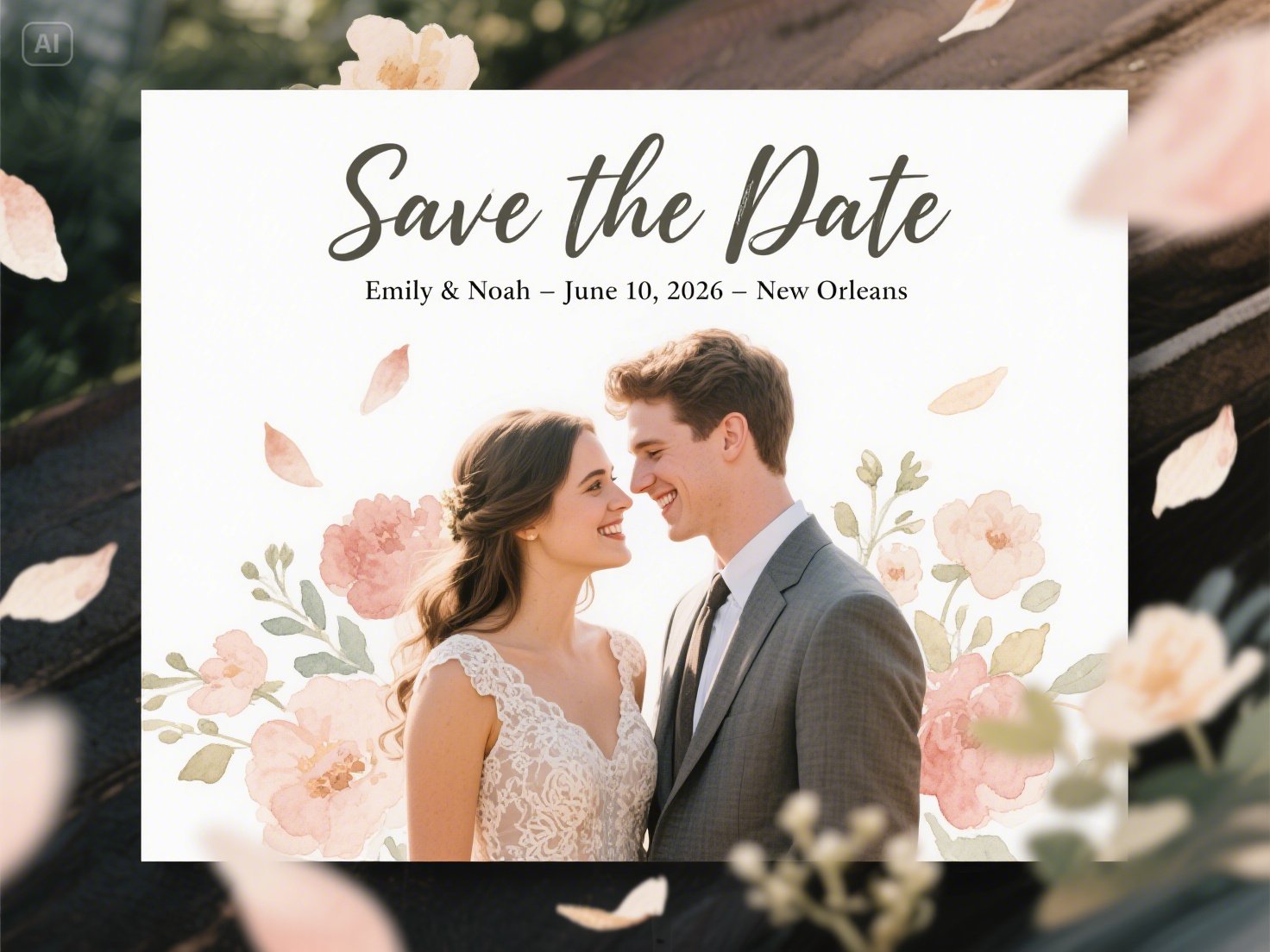 Personalized save the date cards