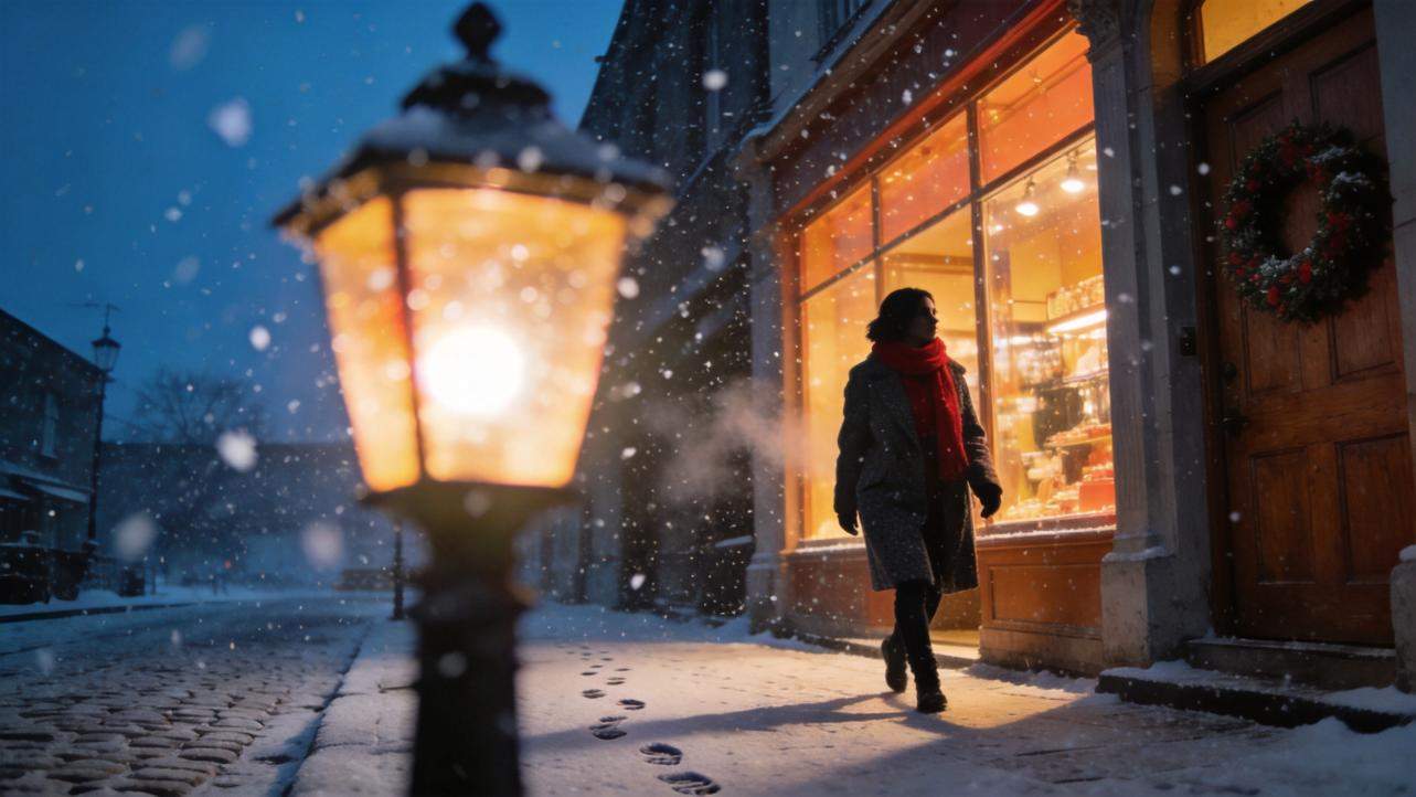 AI-Generated Christmas Backgrounds and Snow Effects for Videos