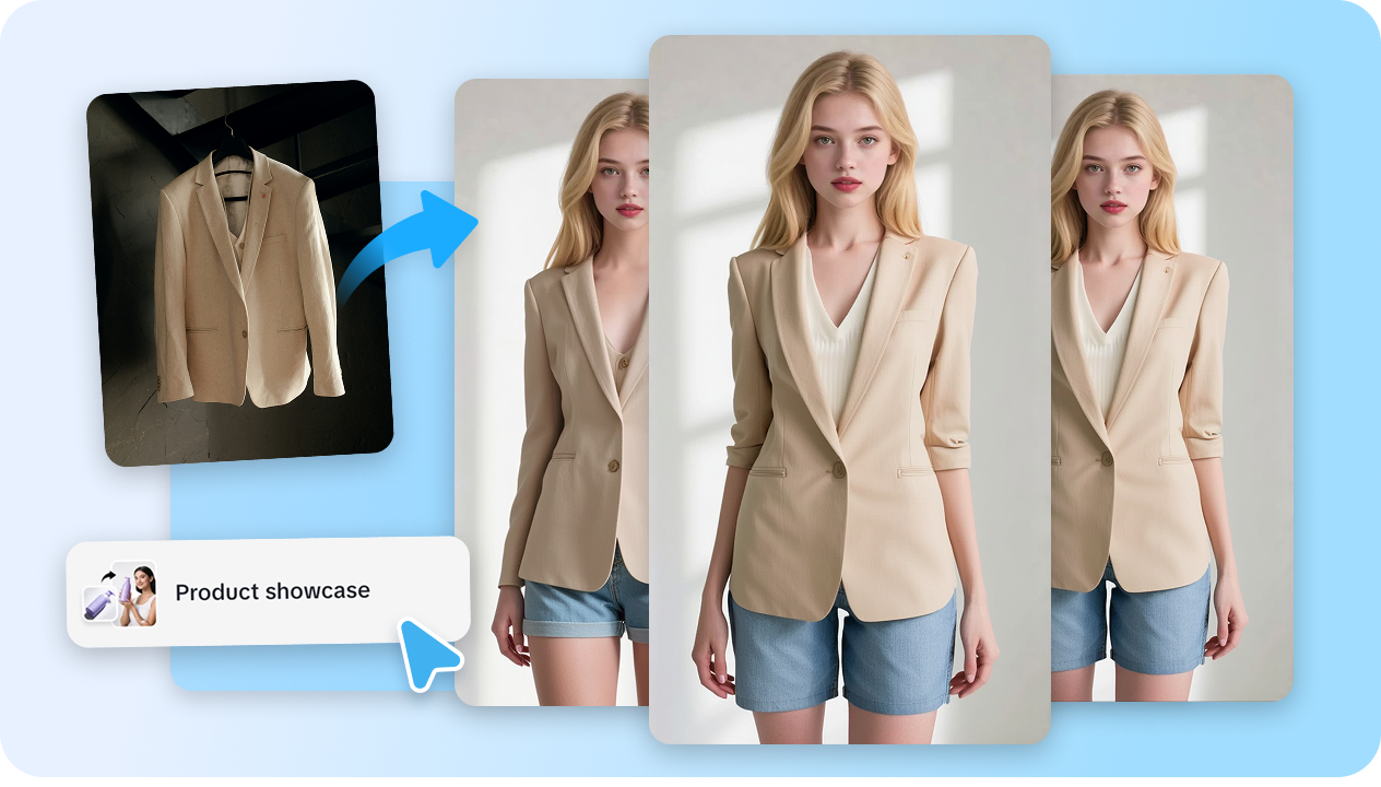 Offers a realistic way to show garments