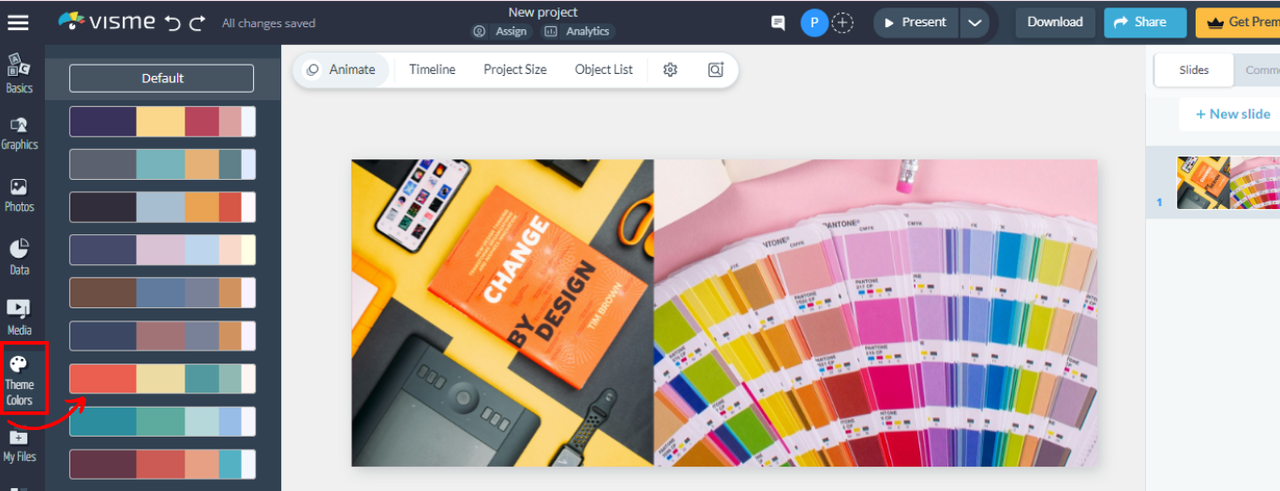 Branding features