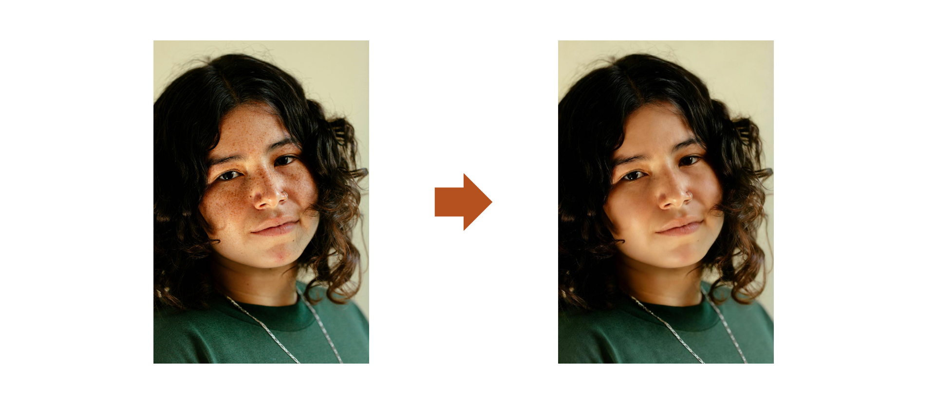 Portrait retouching