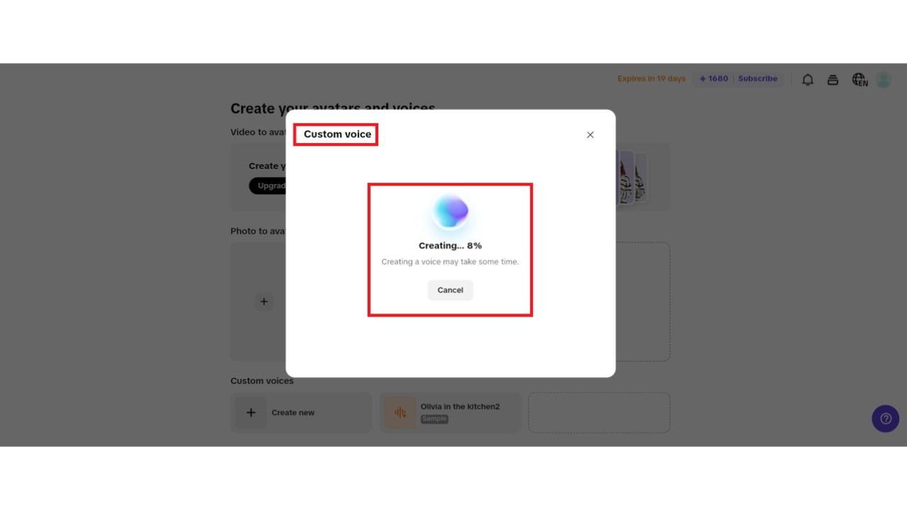 Pippit generating your custom voice