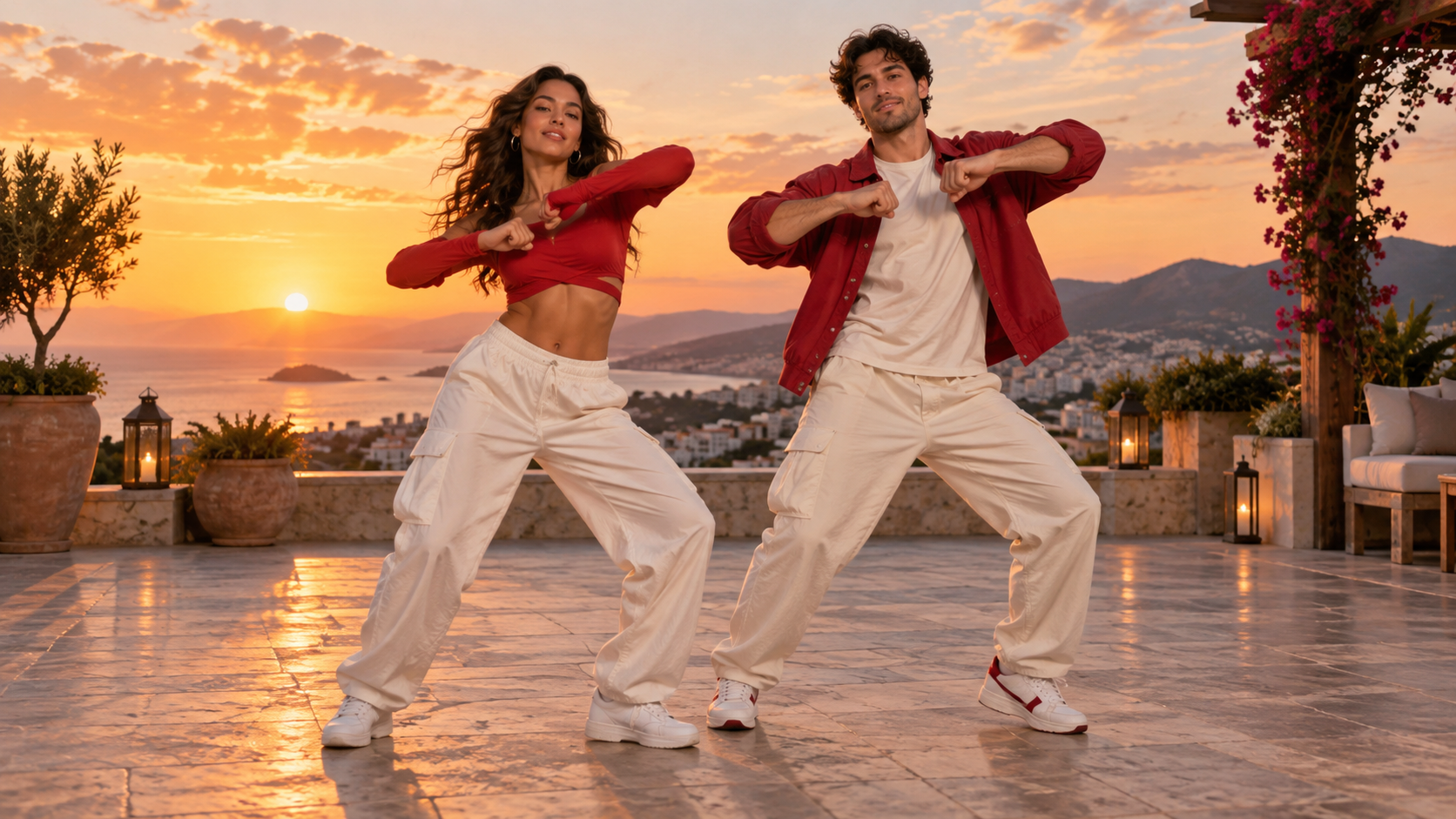 Goals dance AI: Sunset Terrace Routine