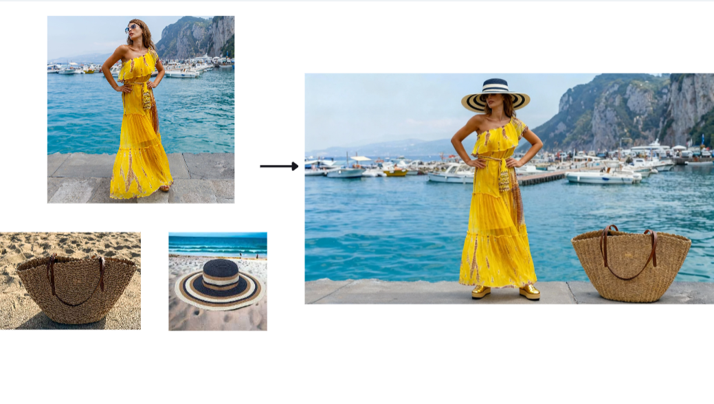 Fitur penggabungan multi-gambar di Dreamina