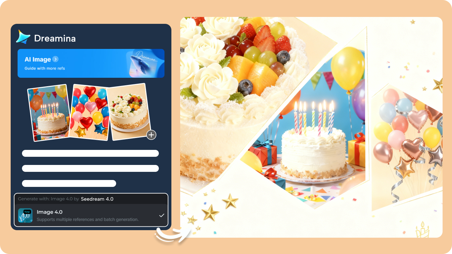 Birthday Photo Collage: Visualize Magical Memories with Dreamina