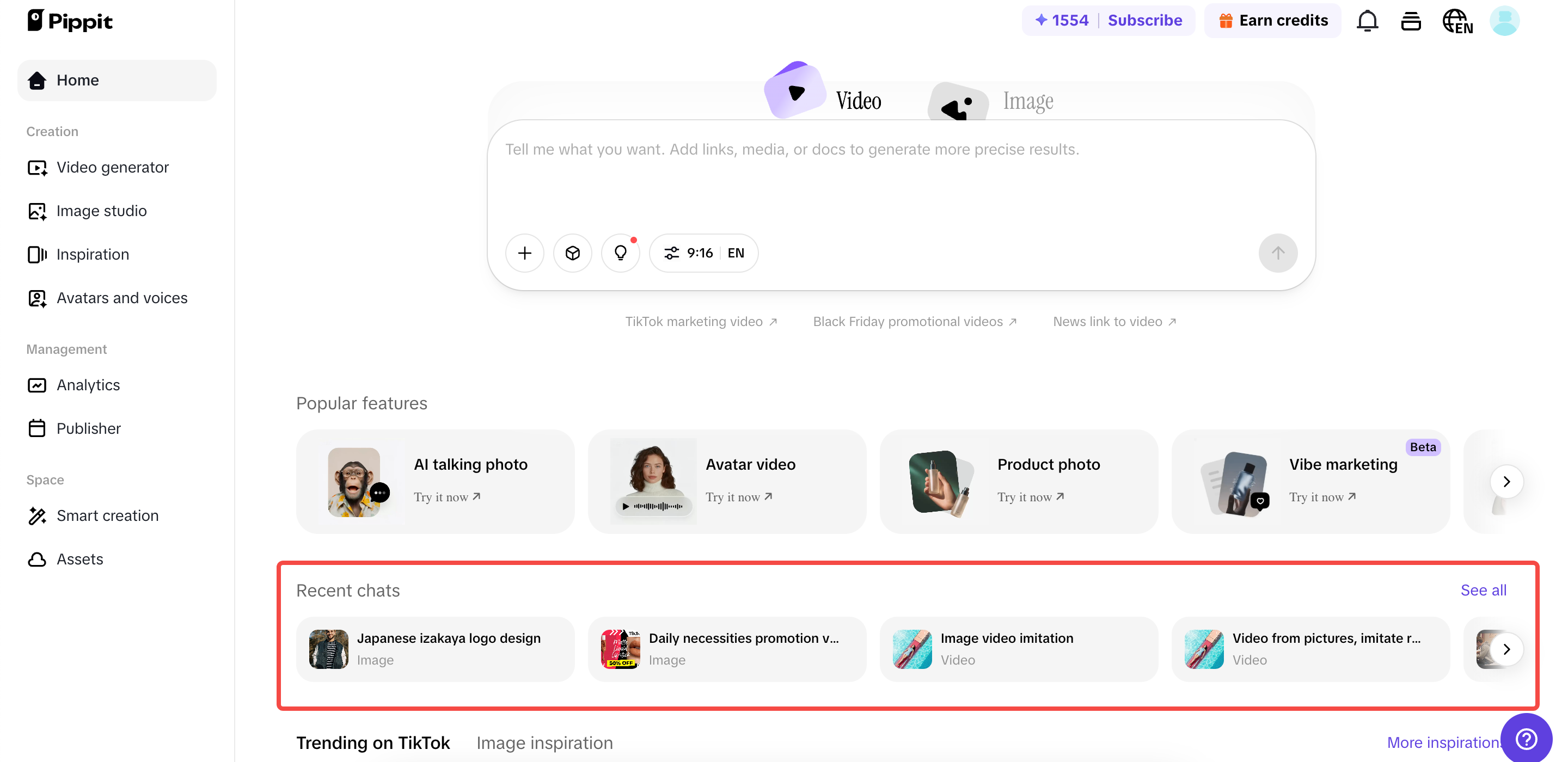 Access generation chat