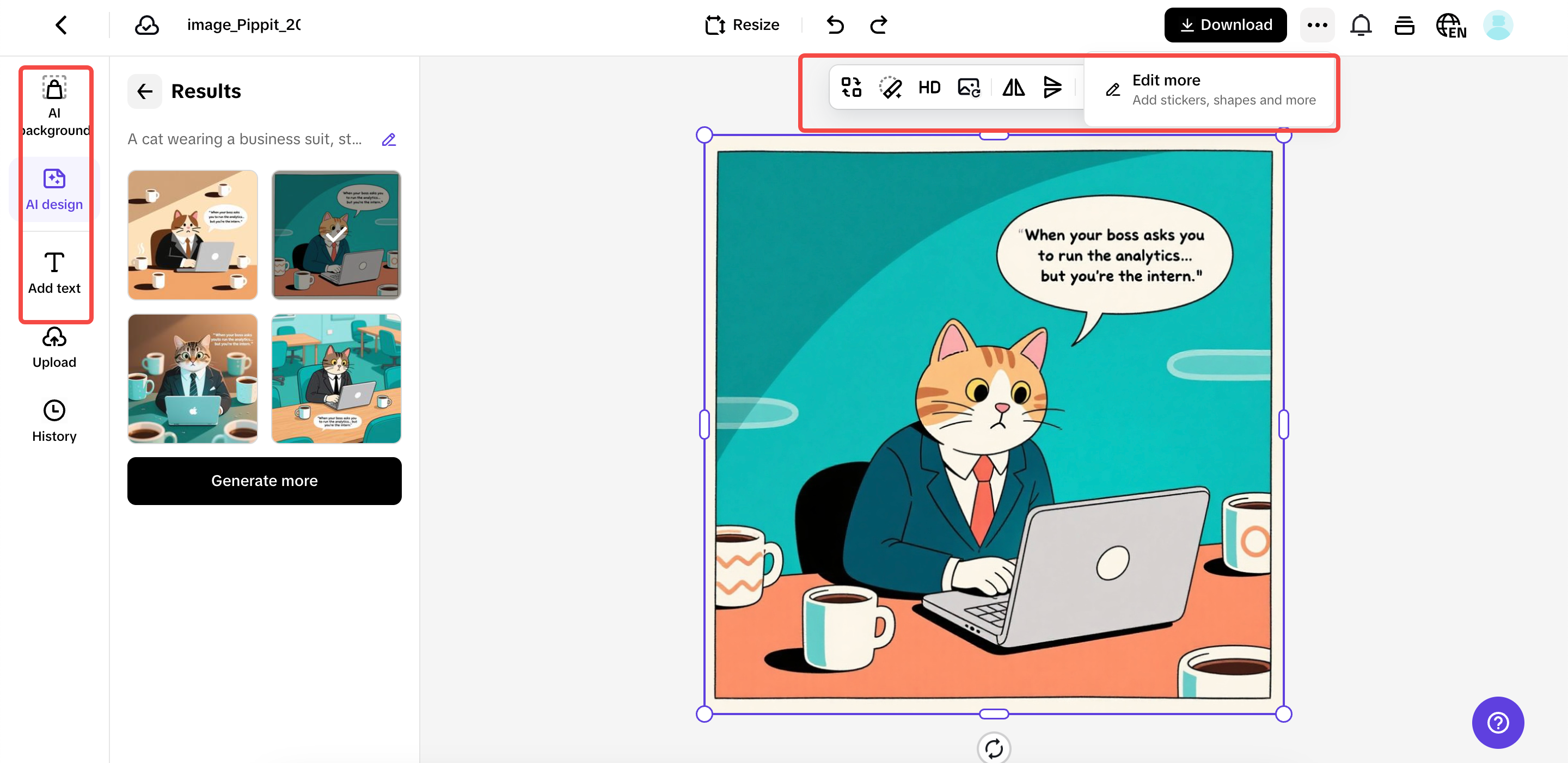 Personalize seu poster