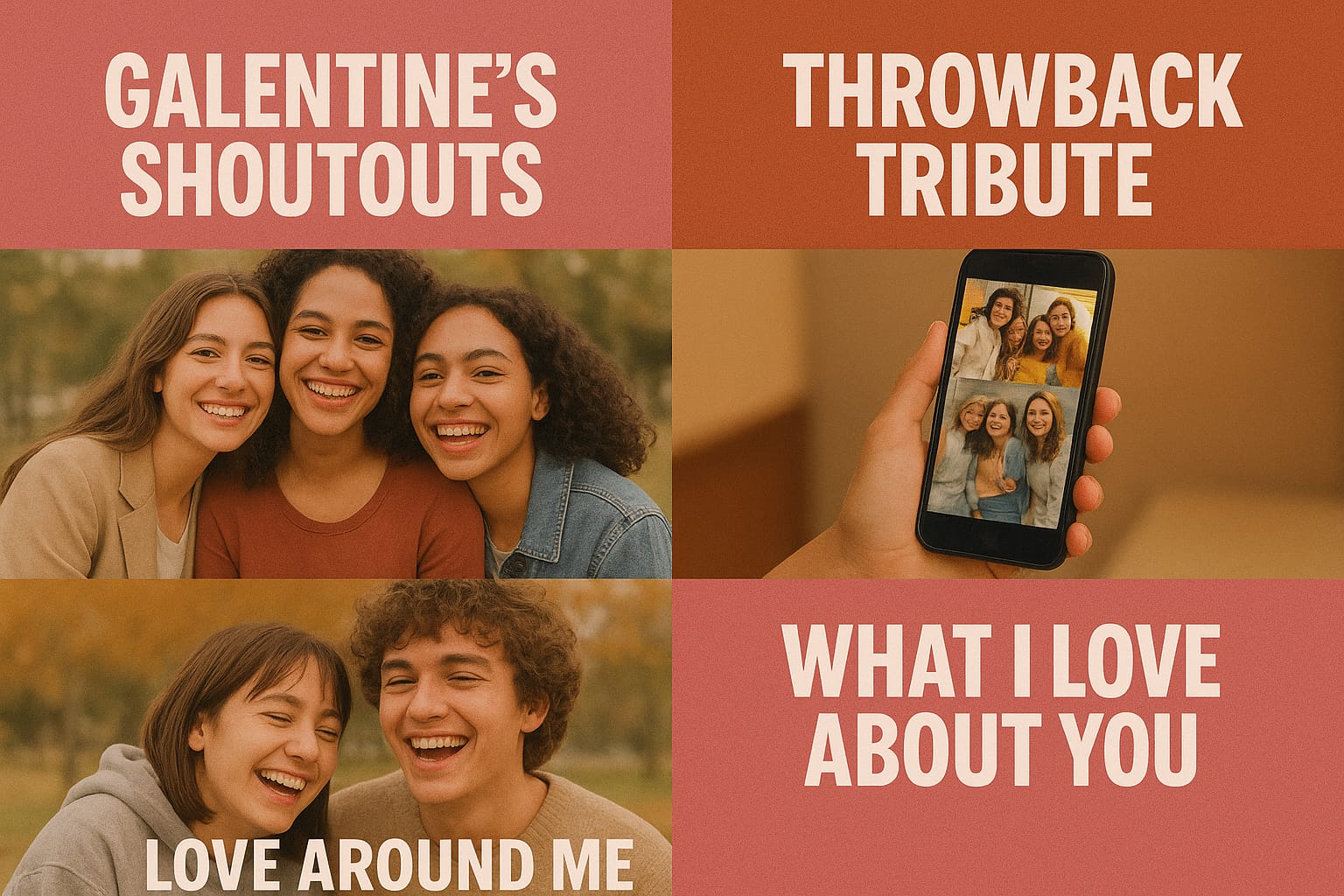 Valentine's video ideas for friends and family