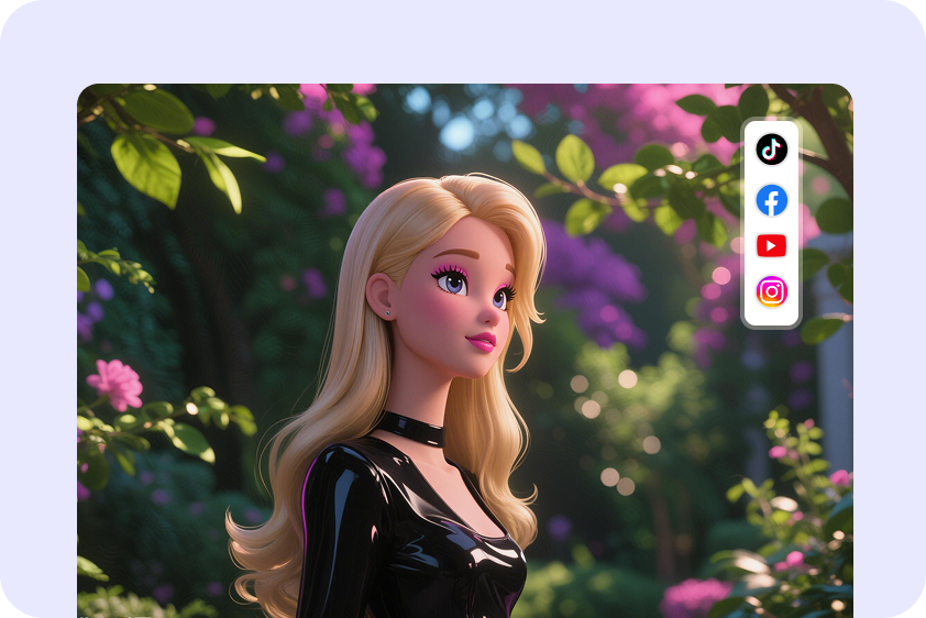 Design barbie for social media engagement