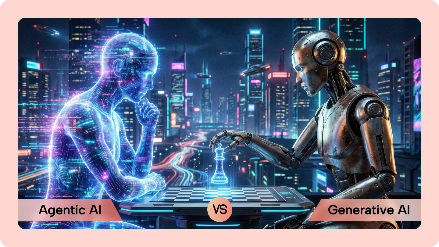 Agente AI vs Generativa AI: La guía definitiva sobre el cambio