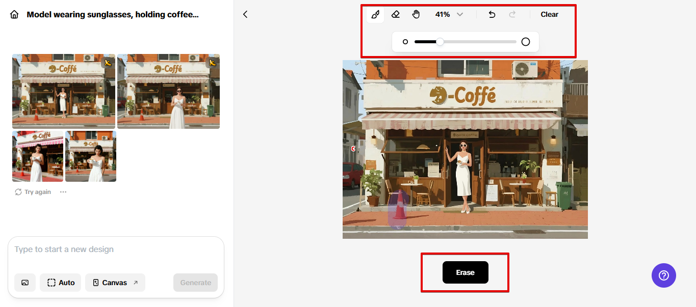 Ferramenta Borracha no Pippit