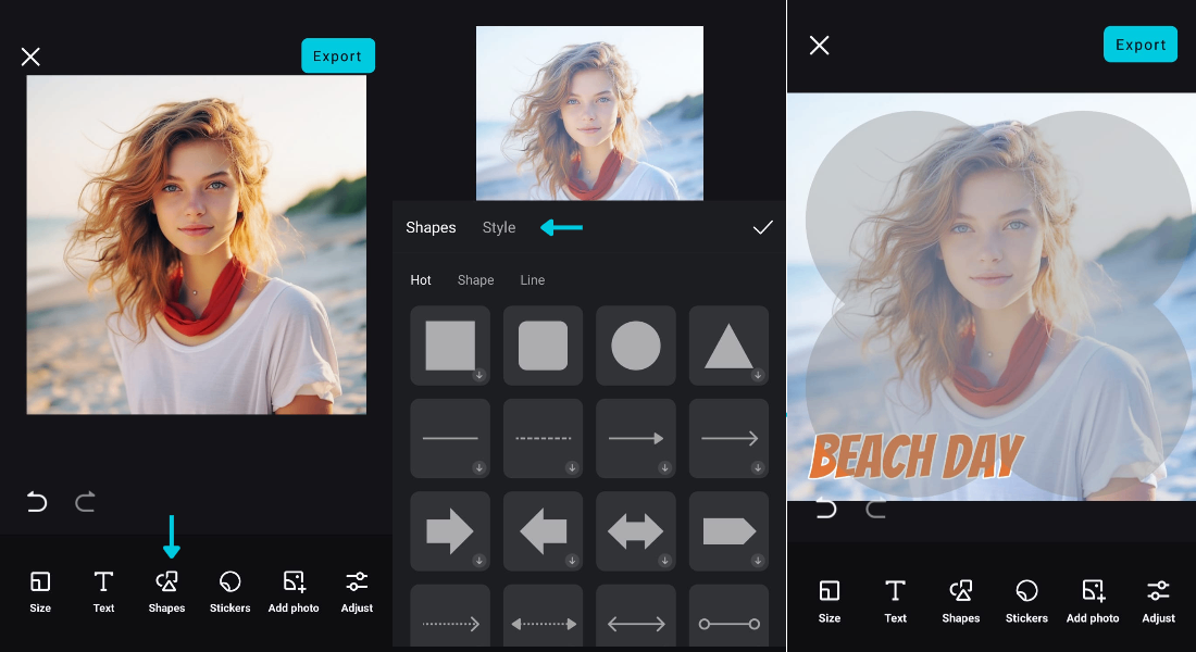 add shapes