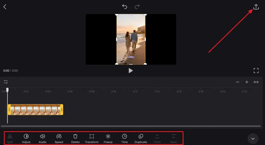Video bearbeiten und exportieren