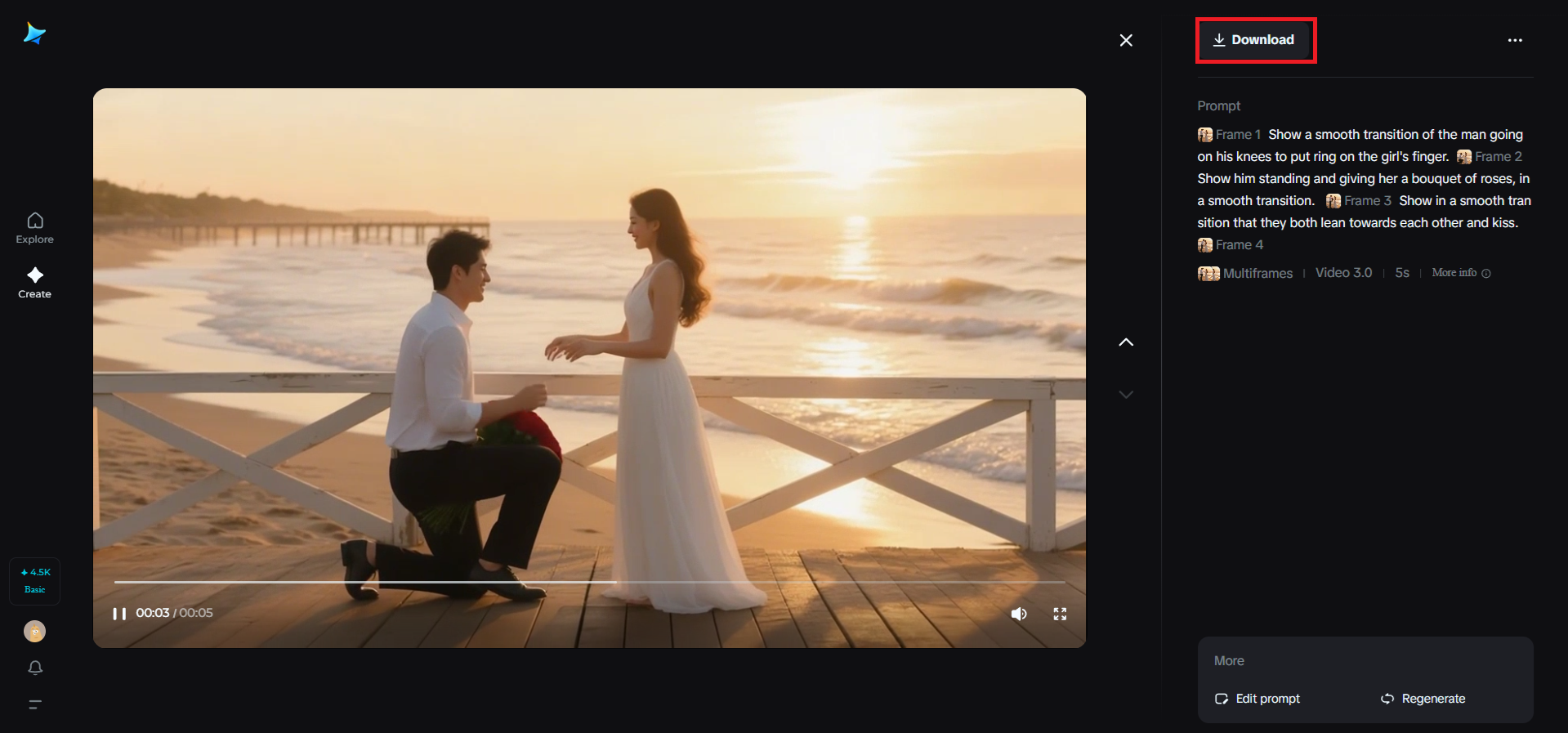 Download and share your video