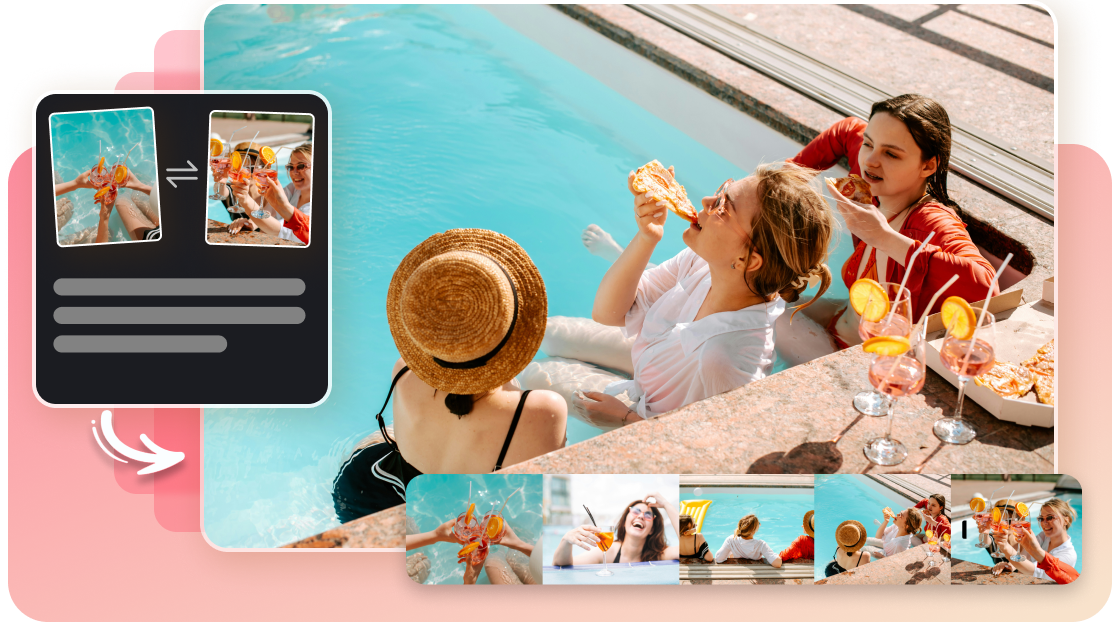 Conecta varias imágenes en videos sin interrupciones impulsados por historias