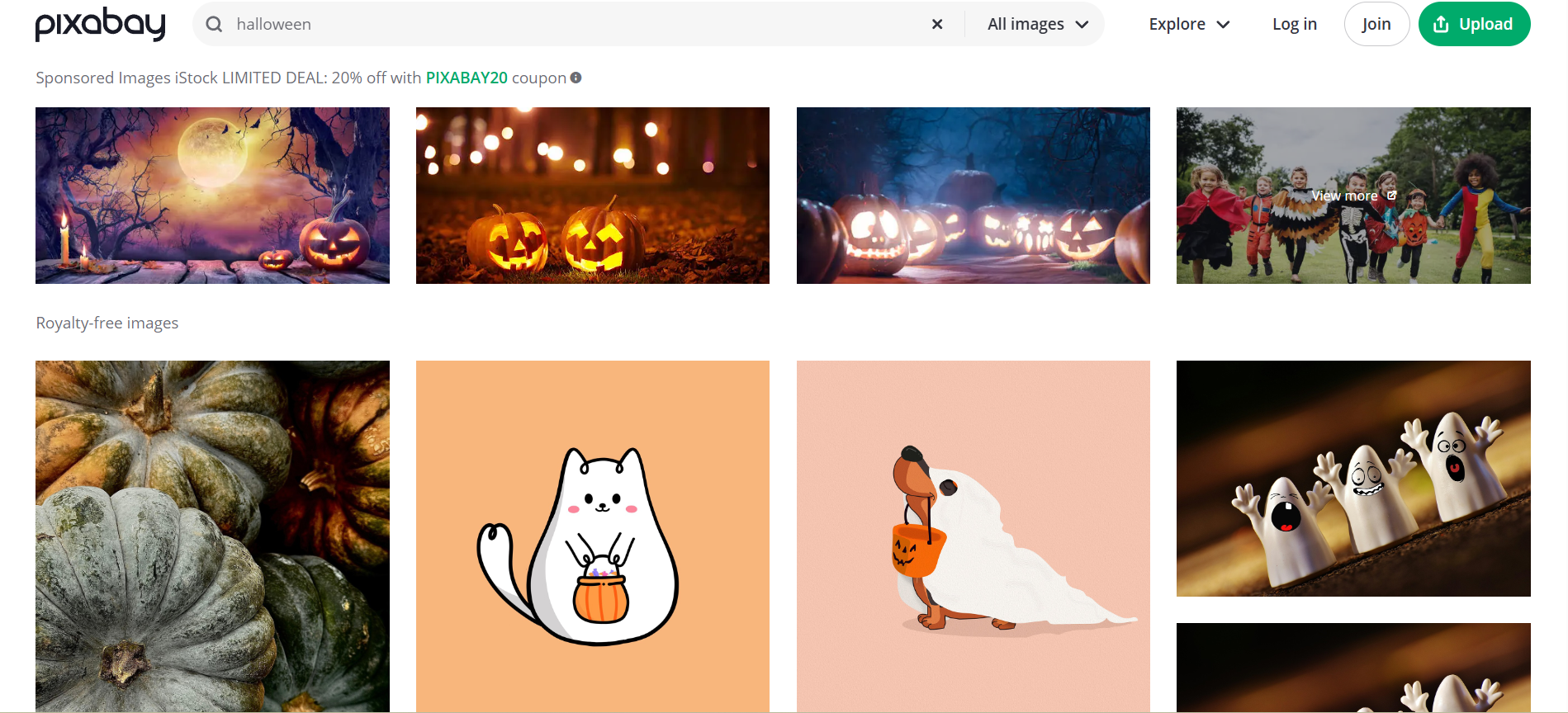 Pixabay ingyenes Halloween clipartokhoz.