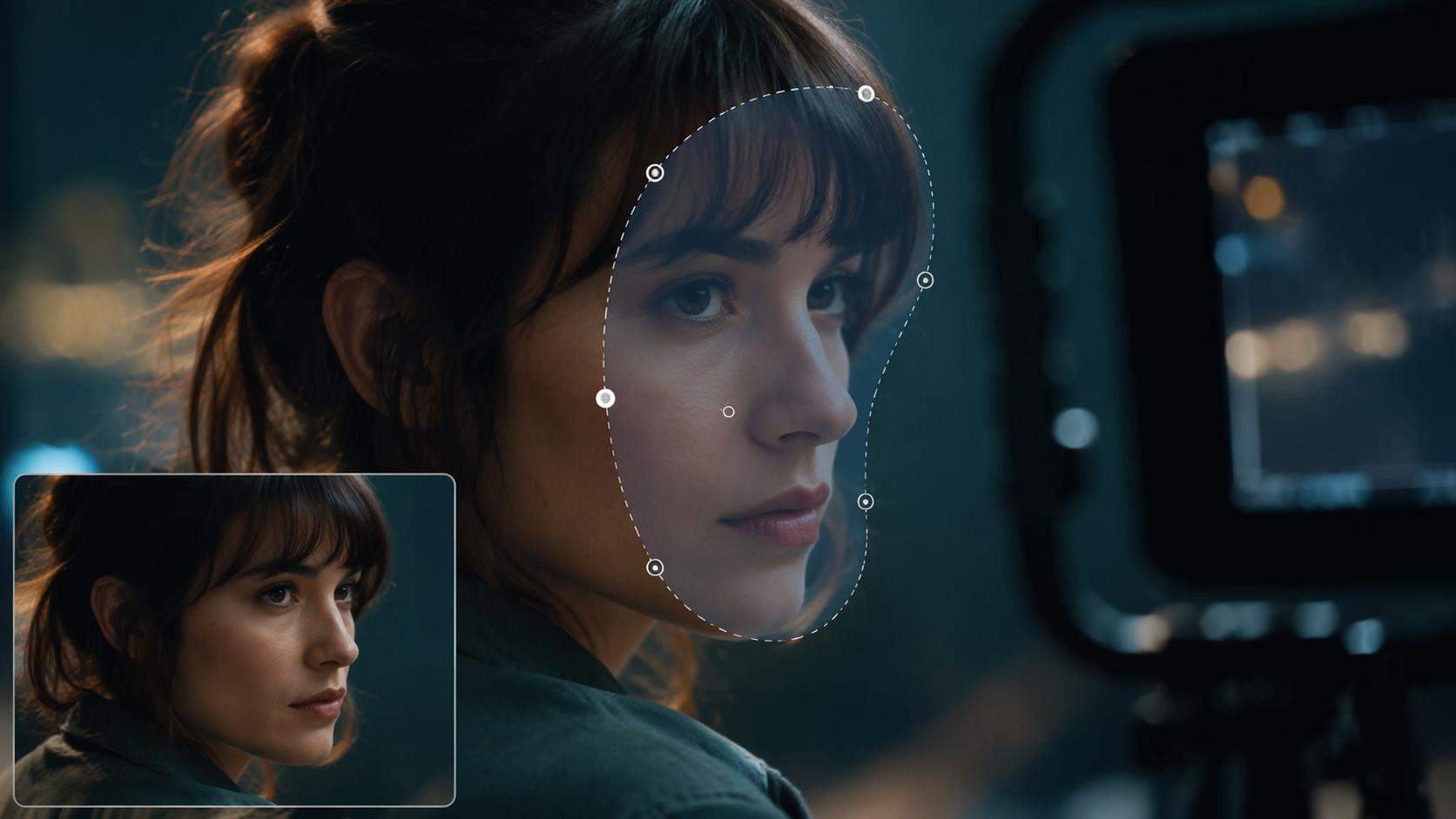 AI Video Retouching example 1