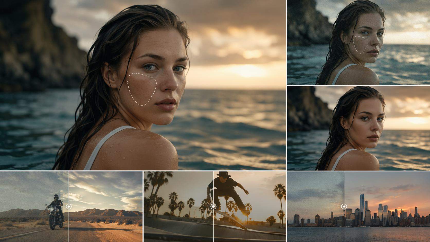 AI Video Retouching mobile hero